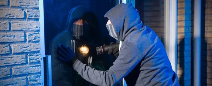 Illustrative image representing residential burglary risk and the importance of home security in Ireland in 2025
