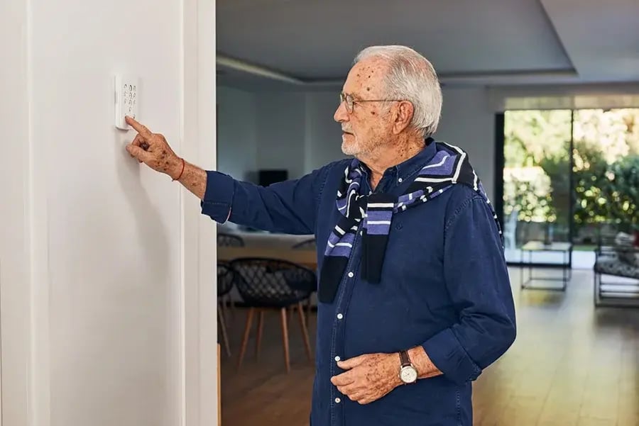 elderly man with keytag copy