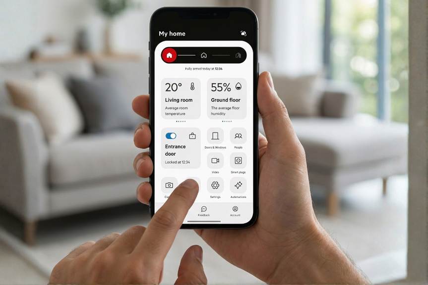 home alarm app