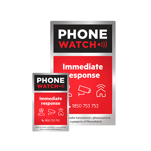 Alarm signs & stickers